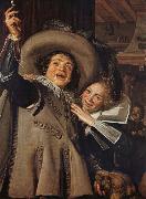 Frans Hals Young Man and Woman in an Inn France oil painting reproduction